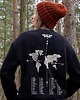 bluza bez kaptura damska Zaznacz odwiedzone państwa - czarna bluza dla podróżnika bez kaptura 2