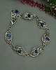 bransoletki wire wrapping Bransoletka regulowana niebieski apatyt wire wrapping 2