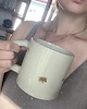 kubki i filiżanki Duży Ceramiczny Kubek Handmade w Dziki 420 ml Kubek z Dzikami 6