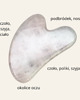 akcesoria dla niej Płytka Gua-Sha  Kwarc Różowy 1
