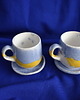 filiżanki Filiżanki ceramiczne błękitne 1