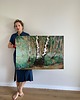 obrazy Zaklęcie 70x100 cm duży obraz na płótnie brzozy Magda Kubiak 1