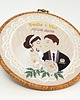 Ślub - inne Haft ślubny w oprawie 20 cm,pamiątka ślubna, podziękowania ślubne 43 2