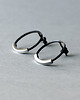 kolczyki wire wrapping Srebrne minimalistyczne kolczyki koła 2