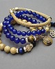 bransoletki z kamieni naturalnych Dark blue and  sand vol. 5 /22.03.22/  set 2