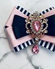broszki Brosza  z różową  ozdobą w stylu glamour  NEW 2
