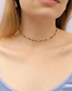 chokery Kolorowy choker na szyję z agatów 1