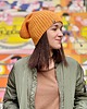 czapki i kapelusze męskie Czapka ściągaczowa 2w1 Unisex - Pomarańczowa 2