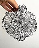 inne Wycinanka Black Flower I 1