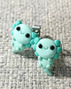 kolczyki z masy plastycznej Kolczyki Aksolotl 1