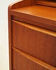biurka Sekretarzyk tekowy, duński design, lata 70, produkcja: Dania 9