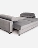 sofy i szezlongi Sofa REJKIAVIK srebrny welur, skandynawski design 5