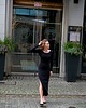 sukienki midi damskie Długa suknia Alex z głębokim dekoltem 1