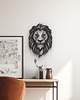 Ozdoby na ścianę Lion- lew - nowoczesna dekoracja ścienna 3d 1