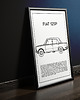 plakaty Plakat Polska Motoryzacja - Fiat 125p 2