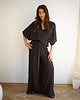 spodnie materiałowe damskie Bluzka kimono Wild antracite 2