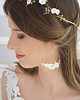 kolczyki swarovski Kolczyki Swarovski koła zdobione kwiatami 2