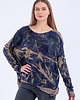 swetry damskie  Szeroki, kaszmirowy sweter IRIS Bleu 1