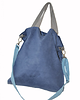 torby XXL Torba hobo XXL - kobalt, szarość, błękit 1