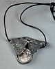 wisiory Granitowy unikalny wisior handmade ze starą monetą ciekawy PREZENT 1