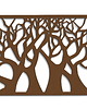 Ozdoby na ścianę DEKORACYJNY PANEL AŻUROWY, DRZEWA, DEKORACJA ŚCIENNA 3D, ORNAMENT,50 x 70 cm, 3
