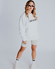 bluza bez kaptura damska Biała bluza z czarnym napisem CLASSY AS FUCK bez kaptura 4