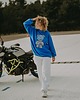 bluza z kapturem damska Bluza oversize Blue Teddy dla mamy i taty 3