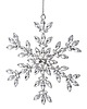 dekoracje świąteczne Ozdoba - zawieszka 2 szt. śnieżynki srebrne 2 szt. FIOCCO DI NEVE 2