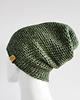 czapki damskie Przejściowa czapka  bawełna merino COSY oliwkowa 1