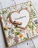 kartki scrapbooking DZIĘKUJEMY z pudełkiem i personalizacją : łąka 3