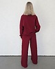 komplety damskie Kissa wygodny komplet z rozpinaną bluzą Cherry 2