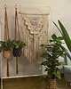 makramy Makrama z drewnianymi koralami w stylu boho 3