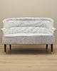 sofy i szezlongi Sofa biały melanż, włoski design, lata 60, produkcja: Włochy 1