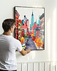 plakaty New York City  Nowy Jork - plakat ilustracja grafika 1