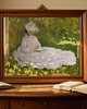 plakaty PLAKAT dekoracyjny, Claude Monet obraz, książki, czytanie książek 1