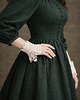 rękawiczki damskie Mankiety koronkowe kremowe z koraliczkami lace cuffs 2