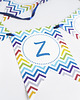 akcesoria dziecięce - różne Girlanda urodzinowa personalizowana TĘCZA zygzaki 2