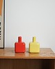 wazony Wazon ceramiczny czerwony, niemiecki design, lata 90, ASA Selection 6