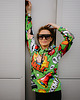 bluza z kapturem damska Damska Bluza z kapturem DR.CROW Komiks Green 1