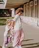 t-shirt damskie T-shirt oversize Margaret Teddy dla mamy cream 3