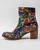 botki damskie BOTKI - SKÓRA NATURALNA - MODEL 454 - KOLOR MOTYL 3
