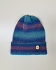 czapki damskie Kolorowa czapka przejściowa prążkowana beanie cienka 100% bawełna 1