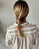 gumki do włosów Gumka jedwabna, scrunchie, frotka sweet apricot MINI 2