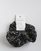 gumki do włosów Lniana gumka do włosów (scrunchie) ze wzorem w liście 2