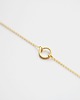 złote naszyjniki 16k Gold Plated Little Karma Necklace 1