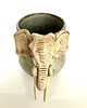 kubki Unikatowy kubek ceramiczny z motywem słonia. 1