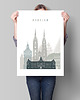 plakaty Wrocław grafika minimalistyczna 1