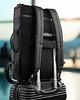 plecaki Plecak skórzany miejski do pracy premium na laptopa czarny AY-31-BL 9