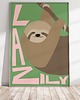 obrazy i plakaty do pokoju dziecięcego Plakat Lazily- Leniwie 4