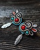 kolczyki soutache Navajo- etniczne kolczyki soutache 8